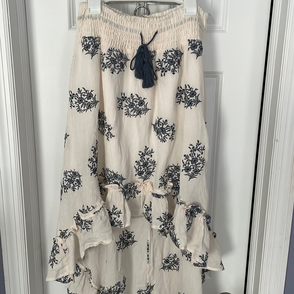 A bohemian “Miss me” skirt.  New with tags (Price negotiable)